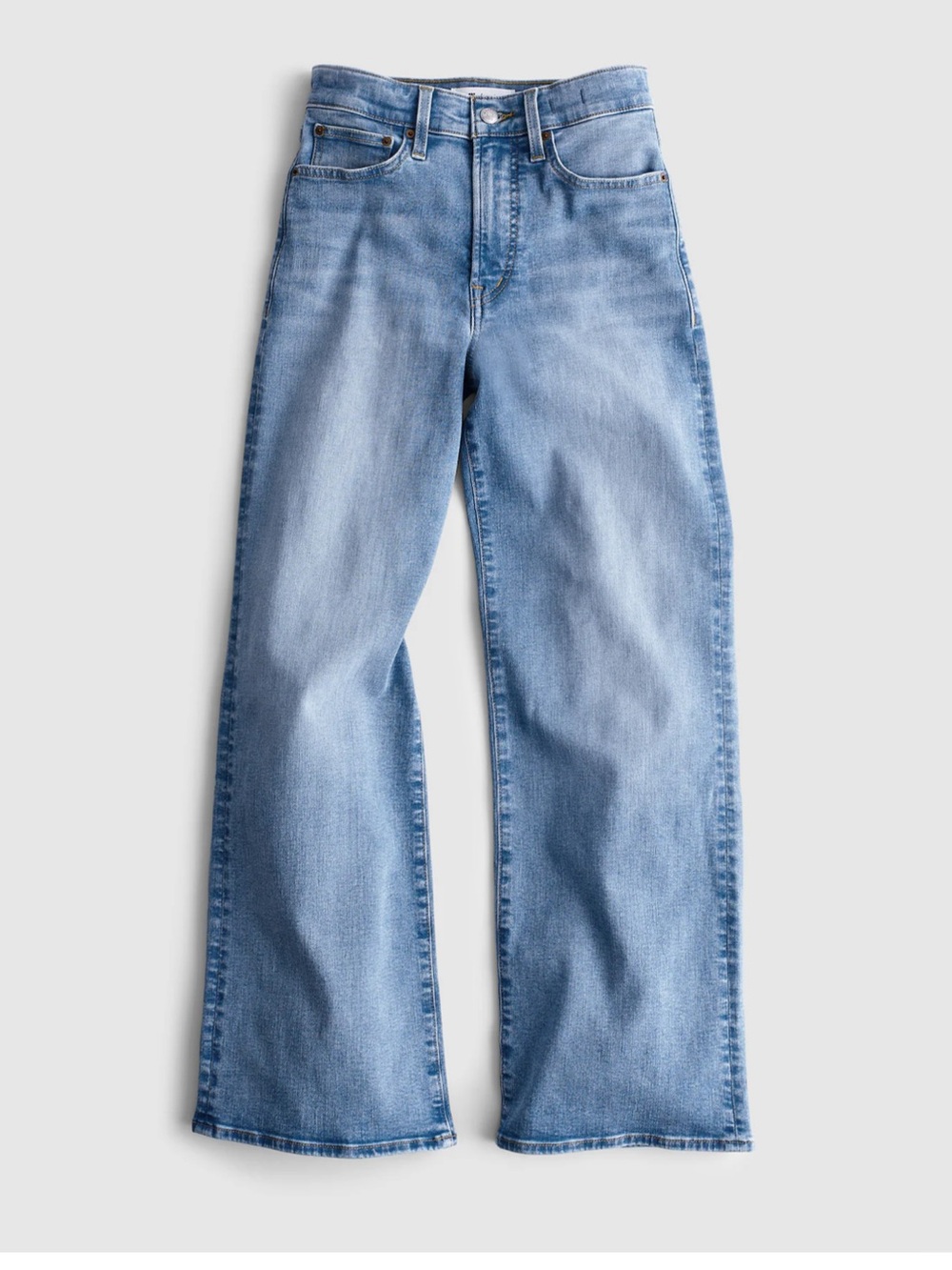 Madewell The Wide-Leg Jean in Super Stretch Denim NWOT Size 28 - Picture 5 of 13